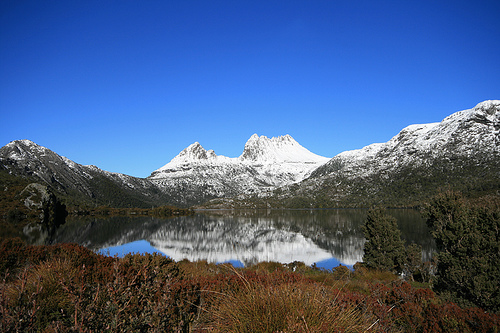 Cradle Mountain, quite clearly on a much nicer day