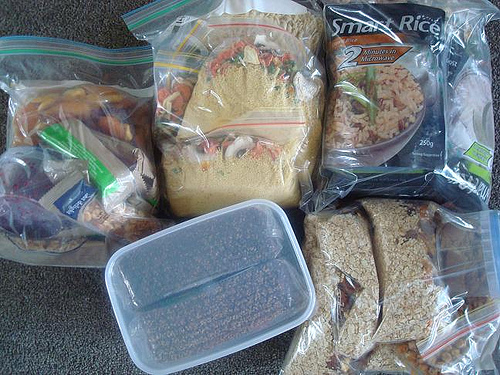 Six days food for two people